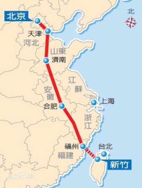 京台高速線路圖 京台高速線路圖