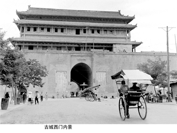 潼關古城西門內景 潼關古城西門內景