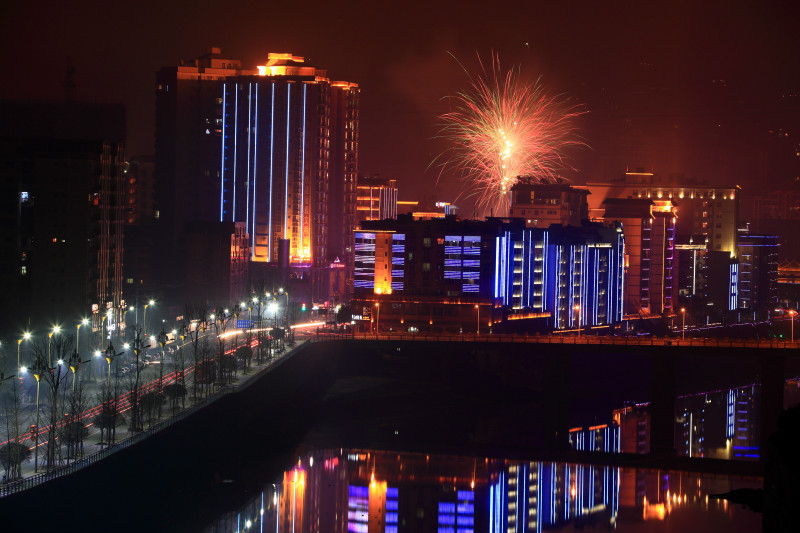 南江縣夜景 南江縣夜景