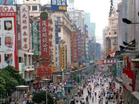 上海南京路商業街 上海南京路商業街