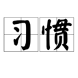 習慣(漢語詞語)