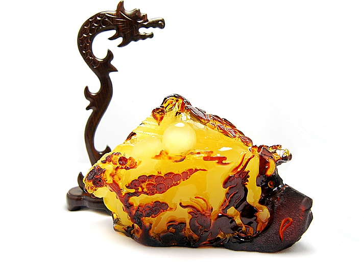 琥珀擺件 琥珀擺件