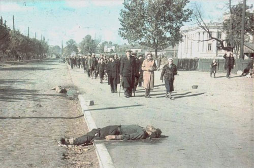 1941年慘死烏克蘭街頭的猶太人 1941年慘死烏克蘭街頭的猶太人