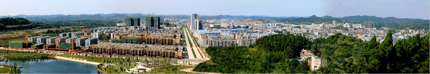 樂至縣城全景圖 樂至縣城全景圖