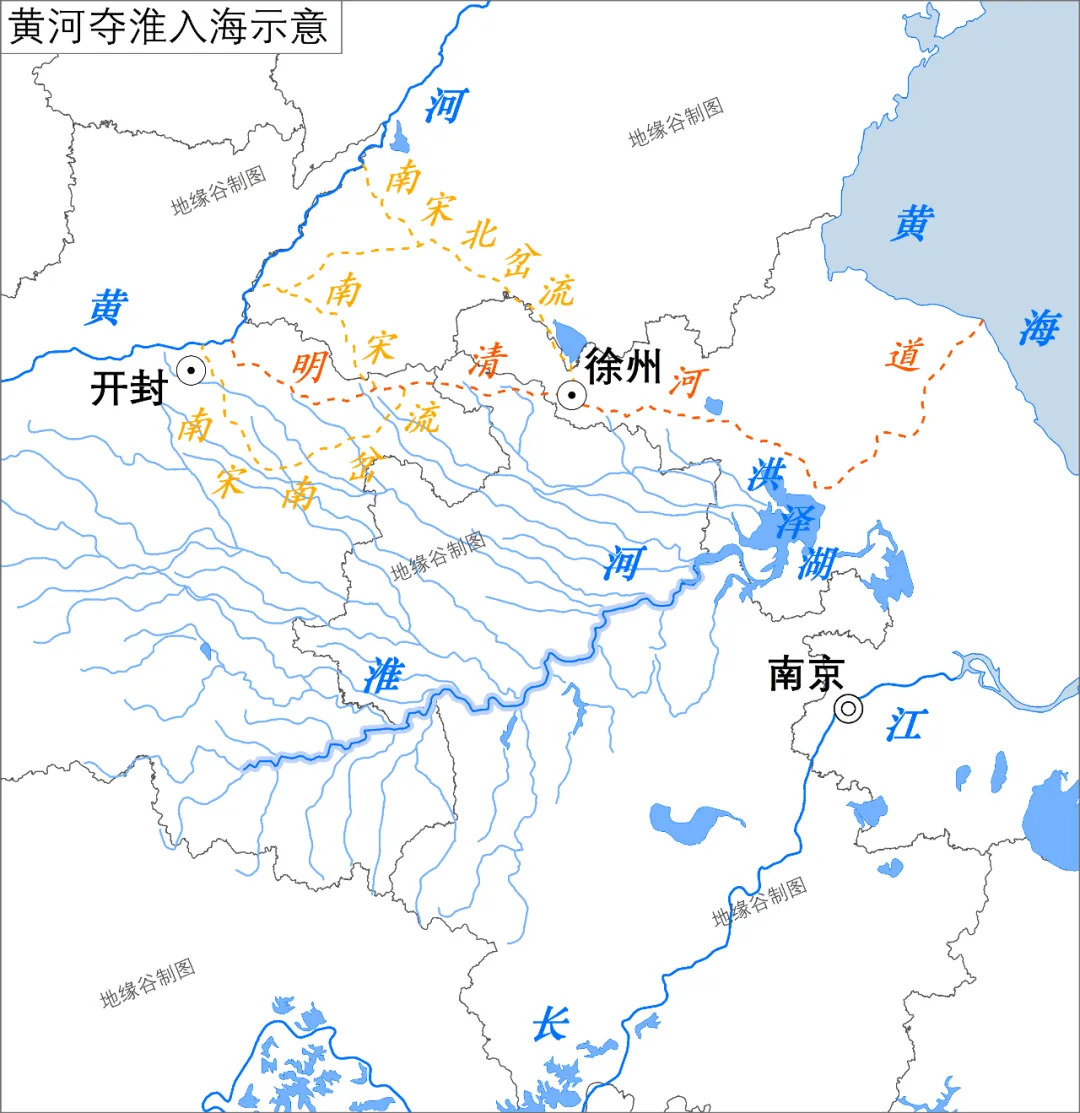淮河為什麼沒有入海口？