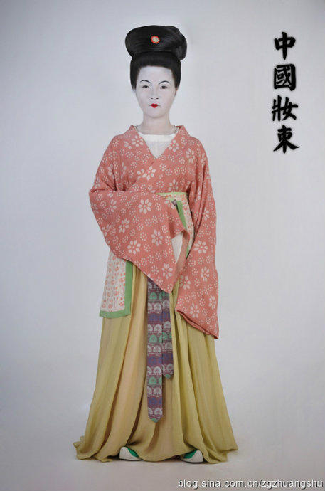 復原古代扎染上襦 復原古代扎染上襦