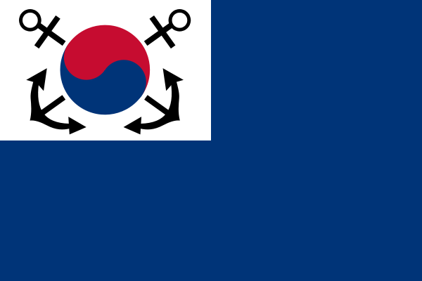 韓國海軍艦首旗 韓國海軍艦首旗