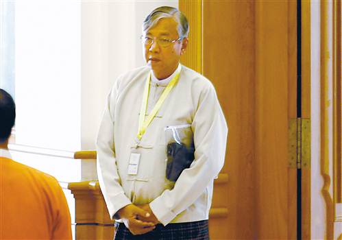 緬甸前總統廷覺 緬甸前總統廷覺