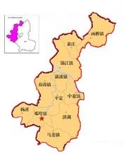 餘江區行政區劃圖 餘江區行政區劃圖