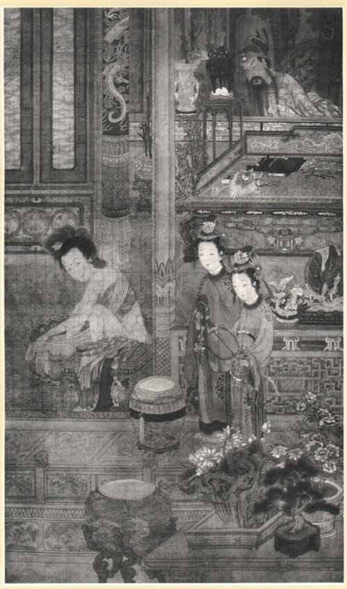明皇窺浴圖 明皇窺浴圖