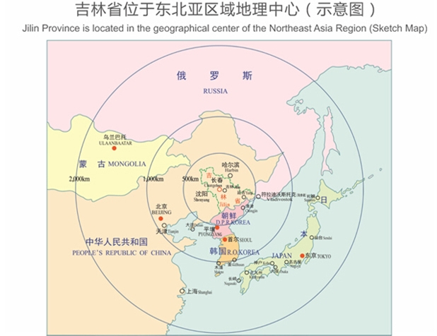 吉林省的地理位置 吉林省的地理位置