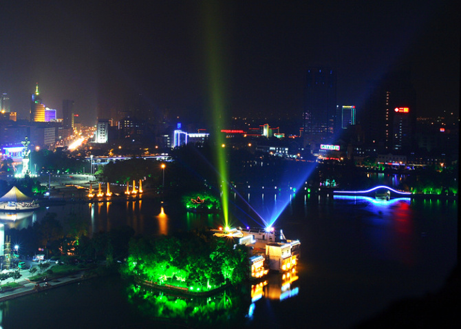 鏡湖夜景