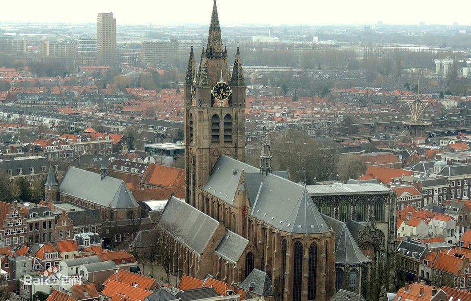 老教堂（oude kerk），荷蘭阿姆斯特丹。