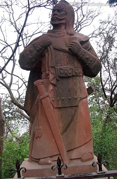 龜山三國城龐德像 龜山三國城龐德像