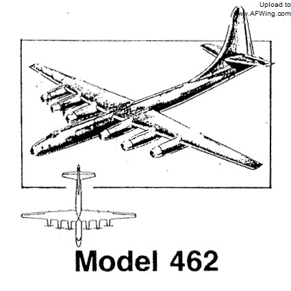 model 462方案基本上就是b-29的六發放大版 model 462方案基本上就是b-29的六發放大版