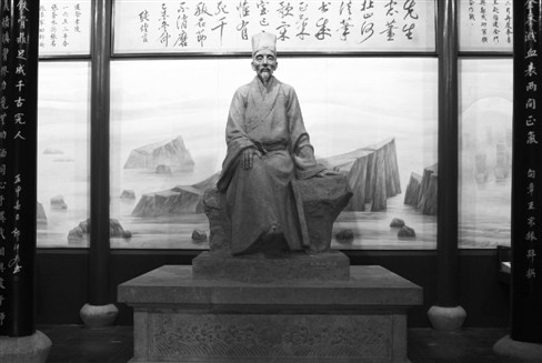 張煌言塑像 張煌言塑像