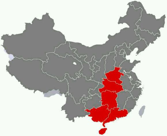 中南地區