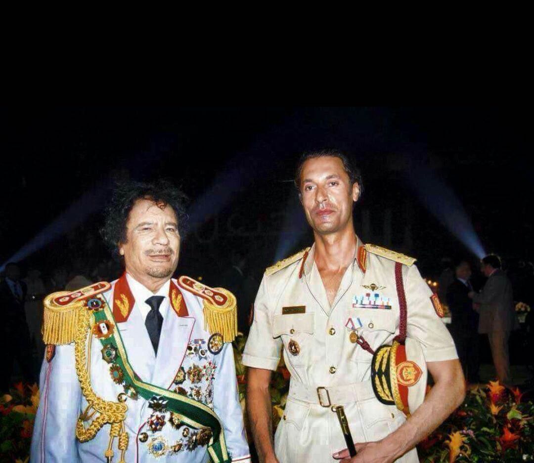利比亞前領導人卡扎菲及其接班人穆塔西姆出席九月革命40周年慶典 利比亞前領導人卡扎菲及其接班人穆塔西姆出席九月革命40周年慶典