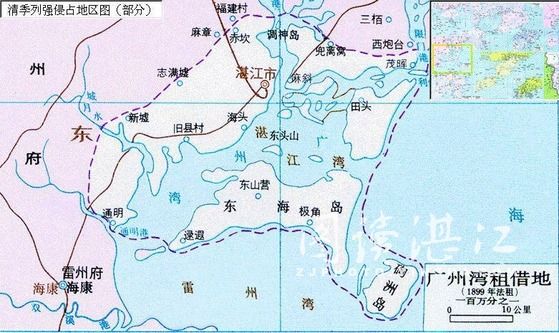 廣州灣租借地地圖 廣州灣租借地地圖