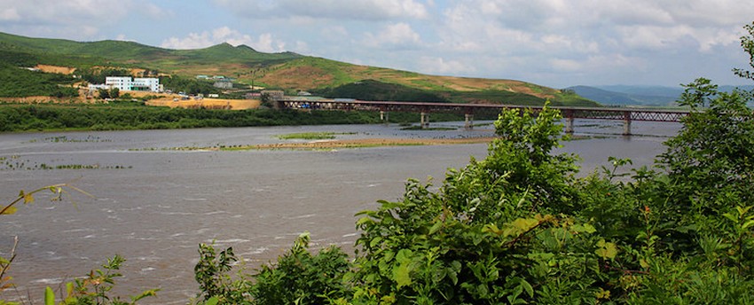 圖們江圈河口岸一段 圖們江圈河口岸一段