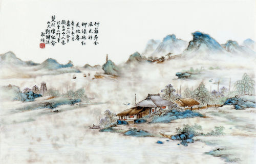 瓷板畫