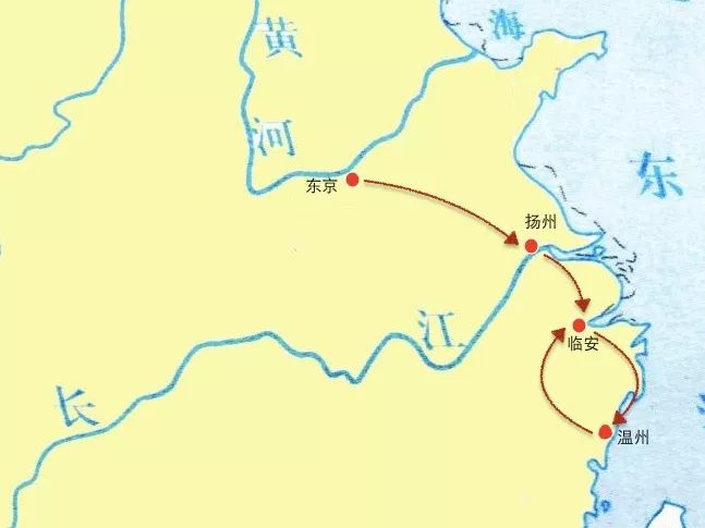宋高宗播遷形勢