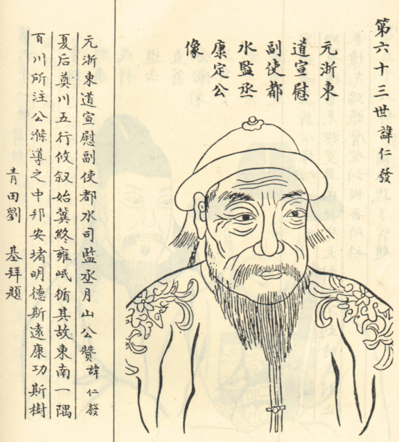 任仁發像 任仁發像