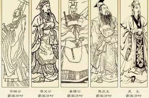 春秋五霸(春秋時期五個諸侯之長)