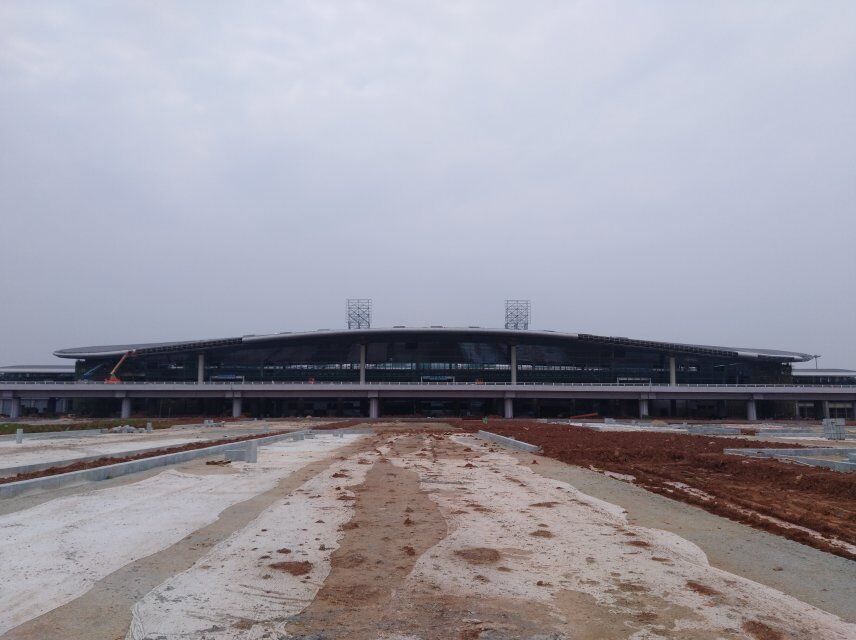 建設中的黃金機場t2航站樓