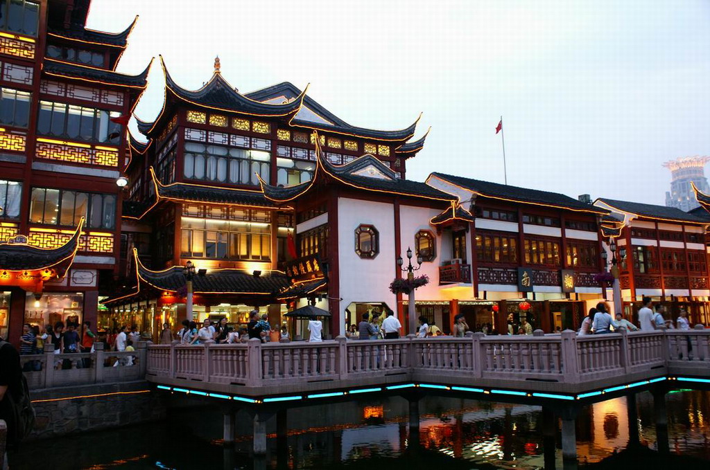 老城廂的豫園 老城廂的豫園