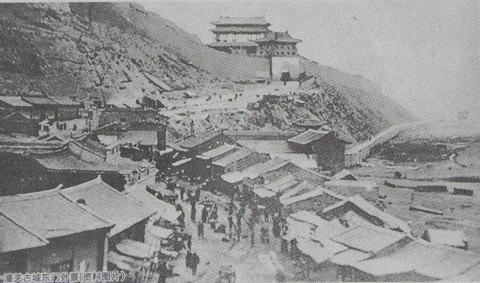 潼關古城東門外景 潼關古城東門外景