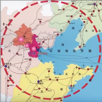 渤海區域圖 渤海區域圖