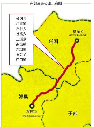 興贛段線路示意圖 興贛段線路示意圖