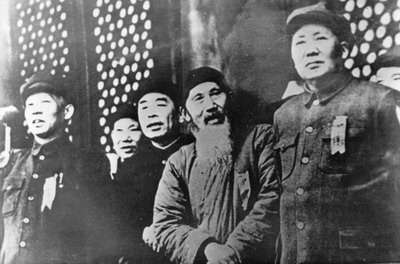 張瀾校長在開國大典上 張瀾校長在開國大典上