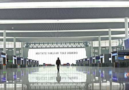 成都東站候車廳 成都東站候車廳