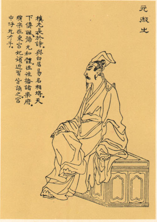 元稹畫像 元稹畫像