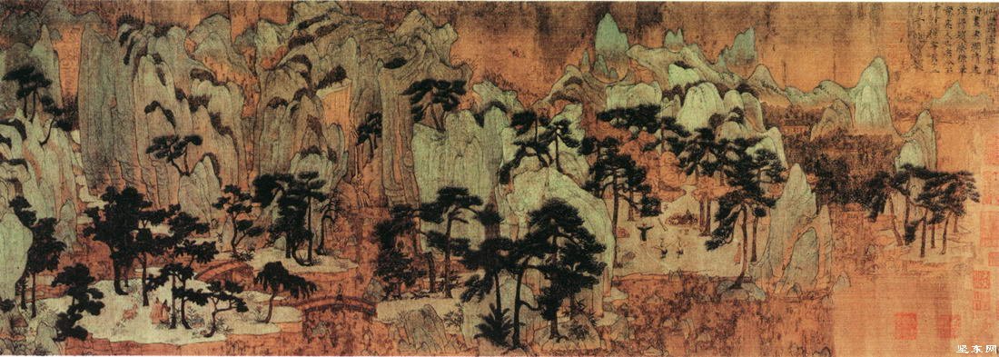 元 陳汝言 仙山圖