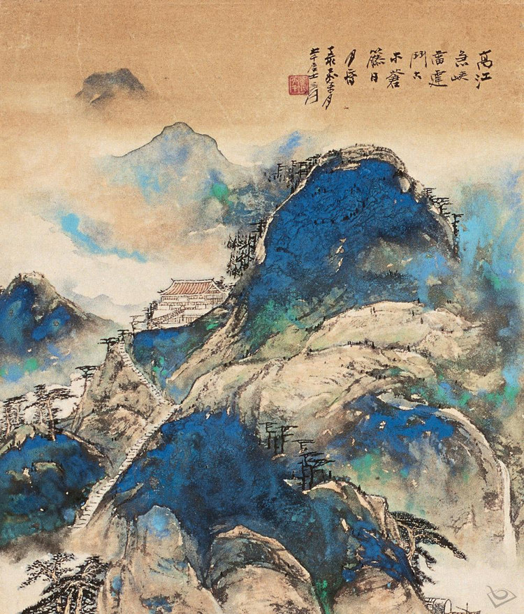 張大千潑墨畫 張大千潑墨畫