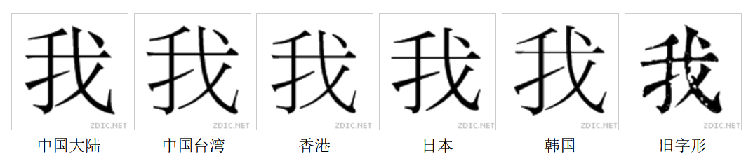 我(漢語漢字)