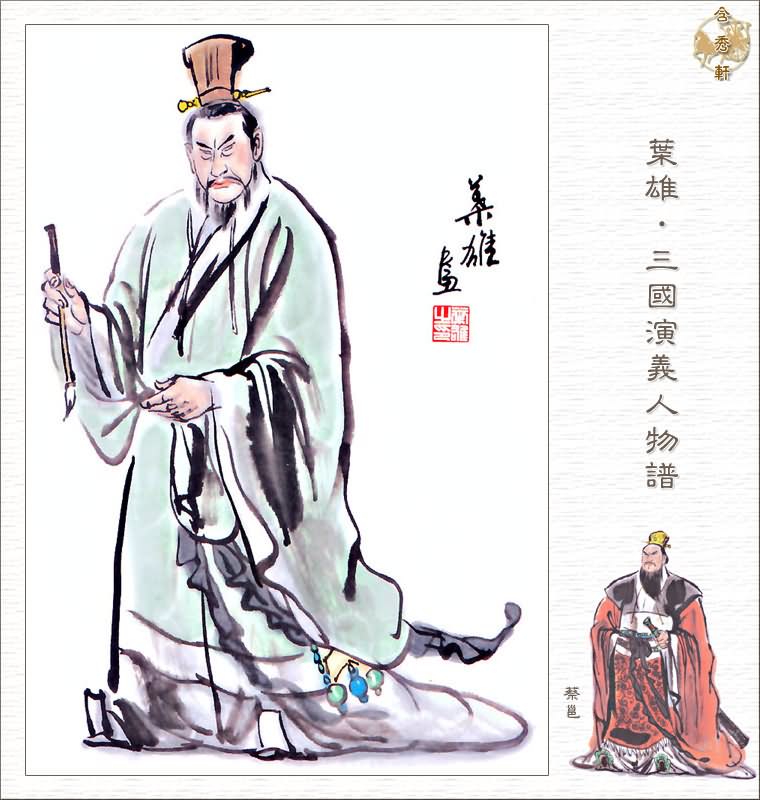 蔡邕畫像 蔡邕畫像