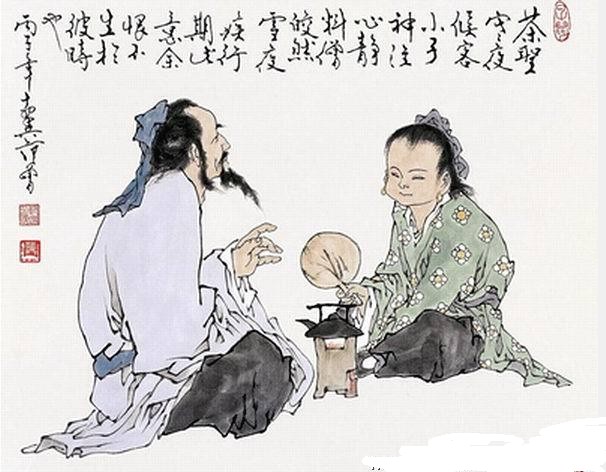 陸羽煮茶圖 陸羽煮茶圖