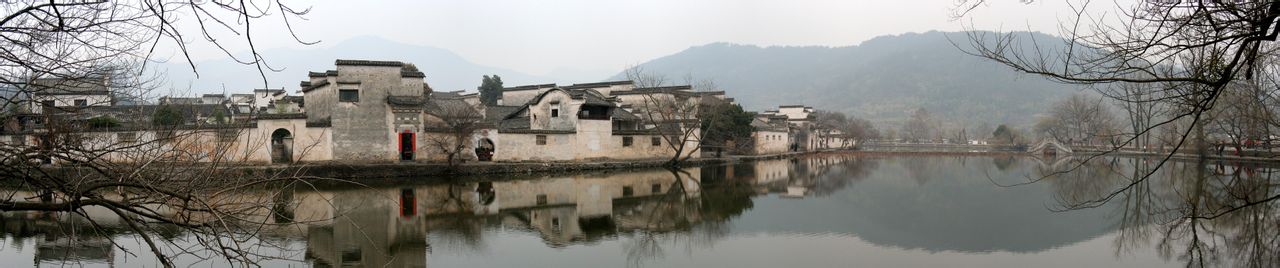 安徽宏村全景圖 安徽宏村全景圖
