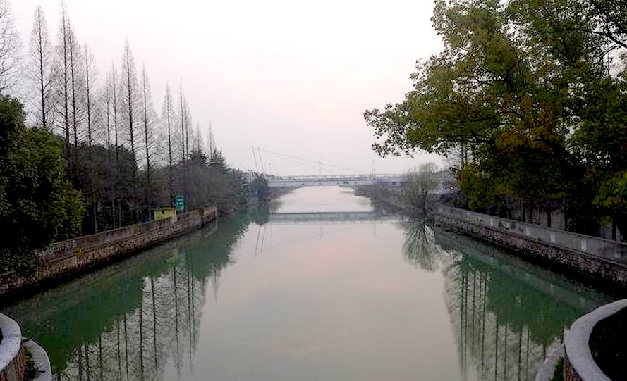 淀浦河在澱山湖的起點一段 淀浦河在澱山湖的起點一段