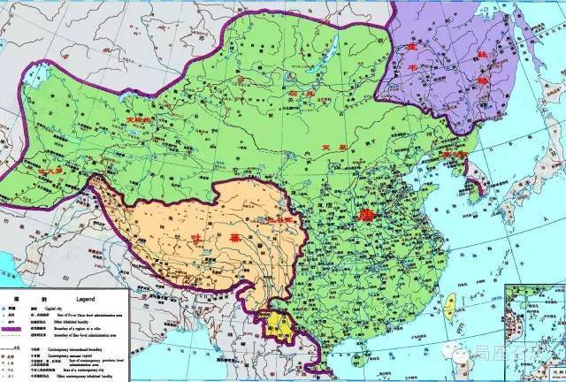 唐高宗總章二年(669年)唐朝疆域圖 唐高宗總章二年(669年)唐朝疆域圖