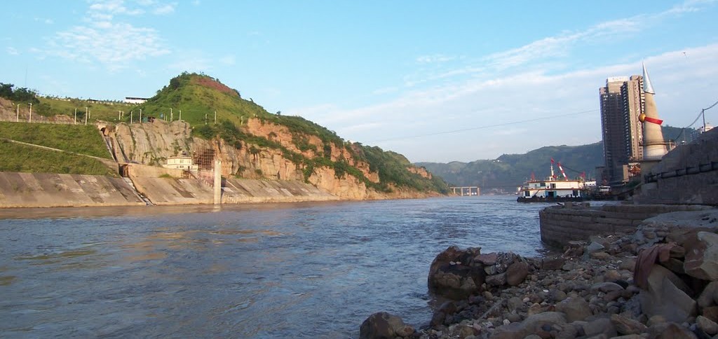 金沙江雲南水富縣向家壩鎮段 金沙江雲南水富縣向家壩鎮段