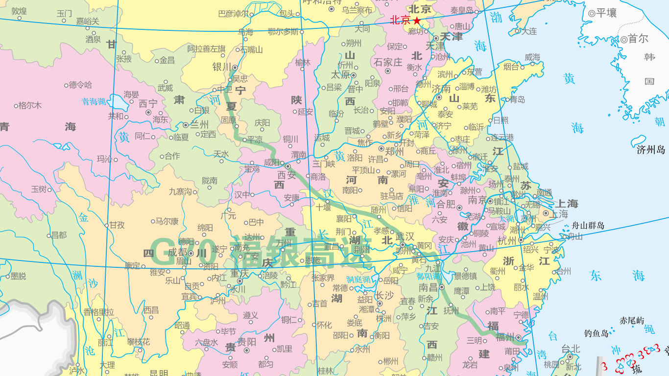福銀高速公路走向略圖 福銀高速公路走向略圖