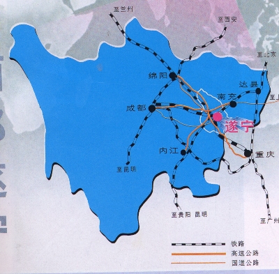 遂寧在四川的位置 遂寧在四川的位置