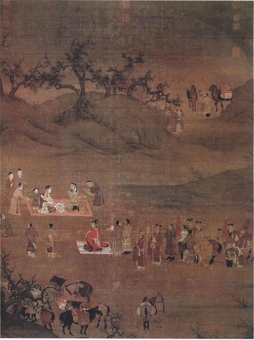 文姬歸漢圖立軸 文姬歸漢圖立軸
