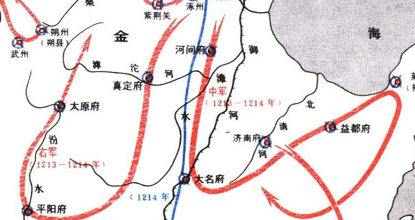 蒙古征服河北、山東