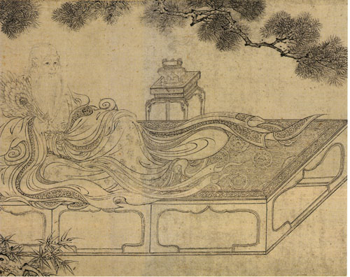 老子授經圖卷(局部) 老子授經圖卷(局部)